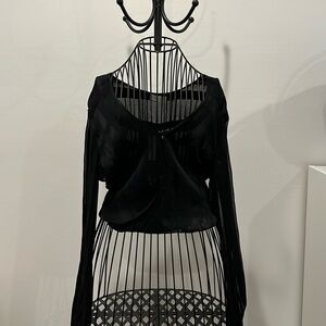 Ramy Brook Mesh Blouse